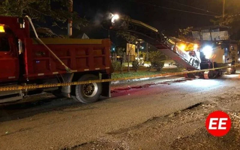 inicio el mantenimiento vial en la villa olimpica dicvia