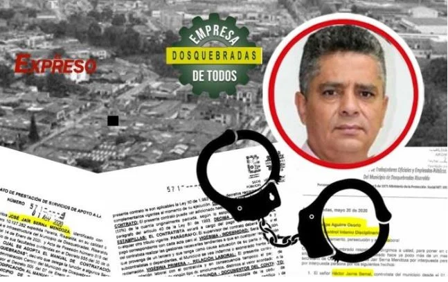 a la carcel podria ir jose jair serna secretario de obras publicas de dosquebradas por contrato clpdosaue1234n4215t