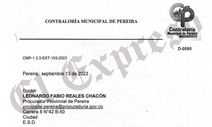 a procuraduria dos directivos de aguas y aguas de pereira por denuncia de el expreso image 6