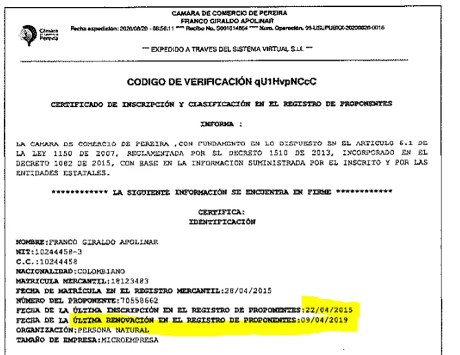 Adjudican licitación por $6.194 millones en Dosquebradas a pesar de graves irregularidades 5 adjudican licitacion por 6 194 millones en dosquebradas a pesar de graves irregularidades image