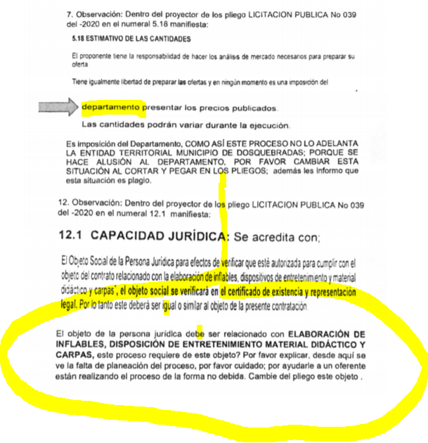 alcalde diego ramos sabe de la licitacion sastre por 619 millones en dosquebradas image