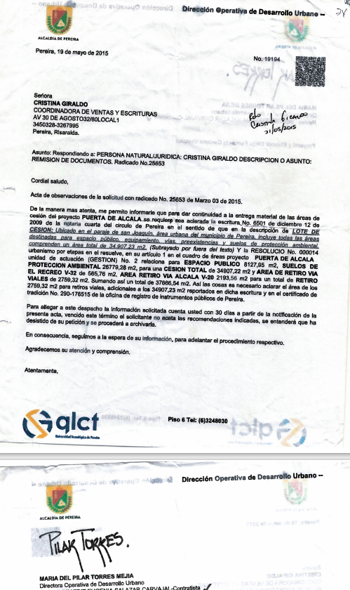 alcaldia le da 30 dias a constructor para entrega de areas de cesion y lleva 6 anos esperando image