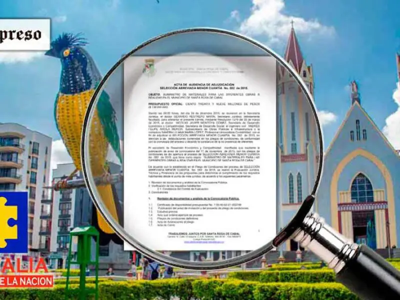 en fiscalia contrato de 139 millones de alcaldia de santa rosa de cabal del ano 2015 6c06531d9b204ba636bb