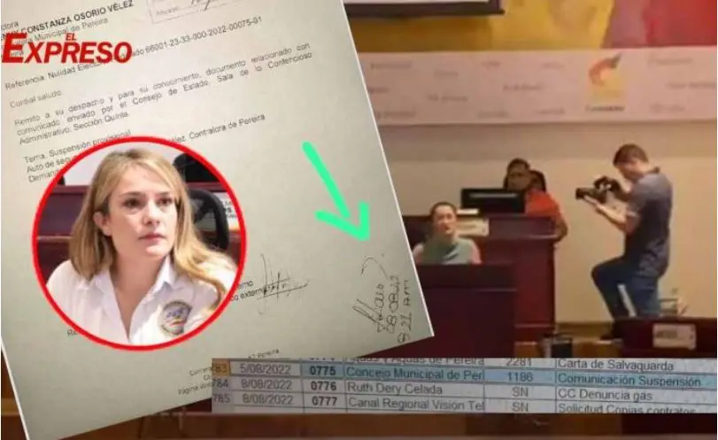 ¡Escándalo! falsifican documento en caso de la suspensión de la Contralora 1 escandalo falsifican documento en caso de la suspension de la contralora crsd6789jmrndigy213bsarreun