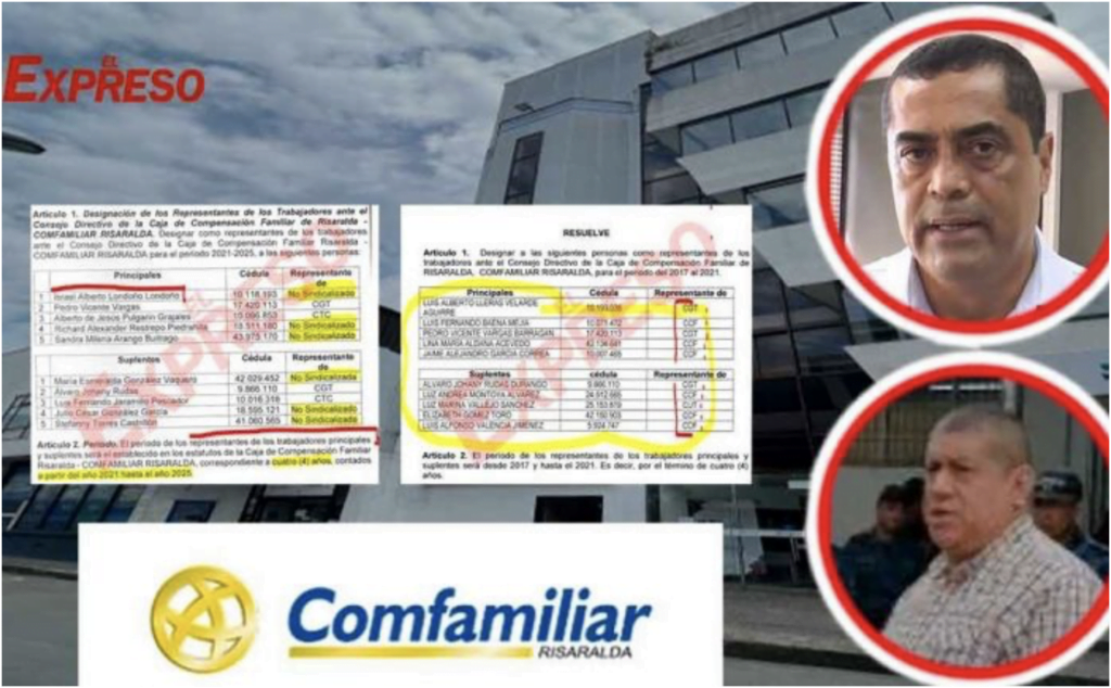 israel londono no es sindicalizado pero representa trabajadores en comfamiliar y el sindicato calla captura de pantalla 2024 03 07 a las 8.29.30 a.m