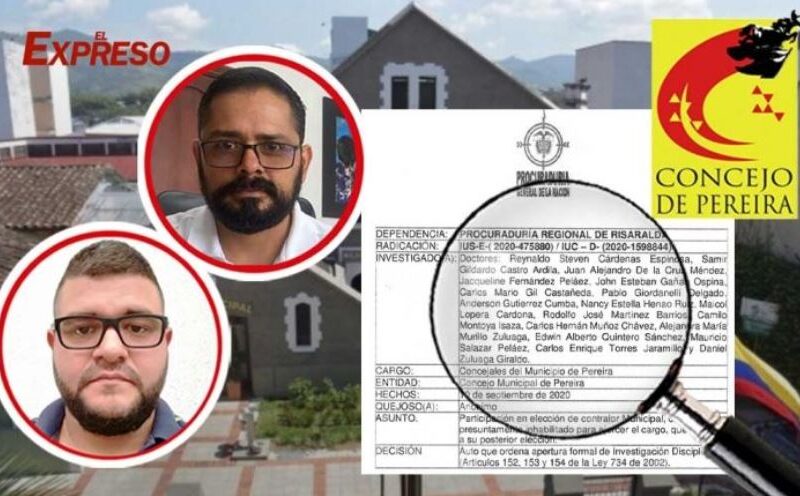 pereira podria quedar sin concejo municipal la procuraduria aperturo investigacion a todos 5octbnucm3ca