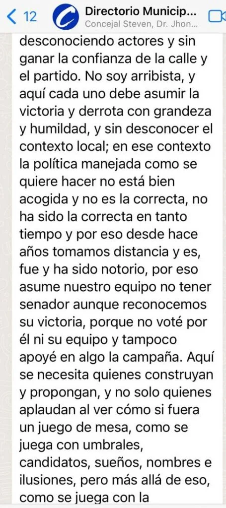 rebelion en el partido conservador steven cardenas monta sede propia sin merheg image 1