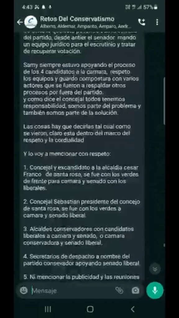 rebelion en el partido conservador steven cardenas monta sede propia sin merheg image 7