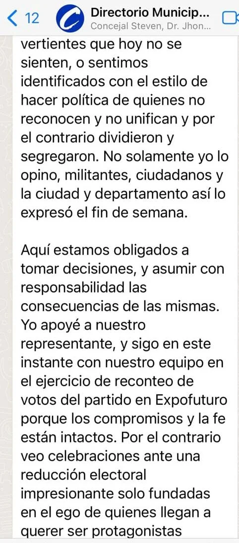 rebelion en el partido conservador steven cardenas monta sede propia sin merheg image 8
