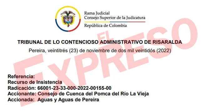 tribunal ordena a aguas y aguas contestar peticion por fin pierden una image