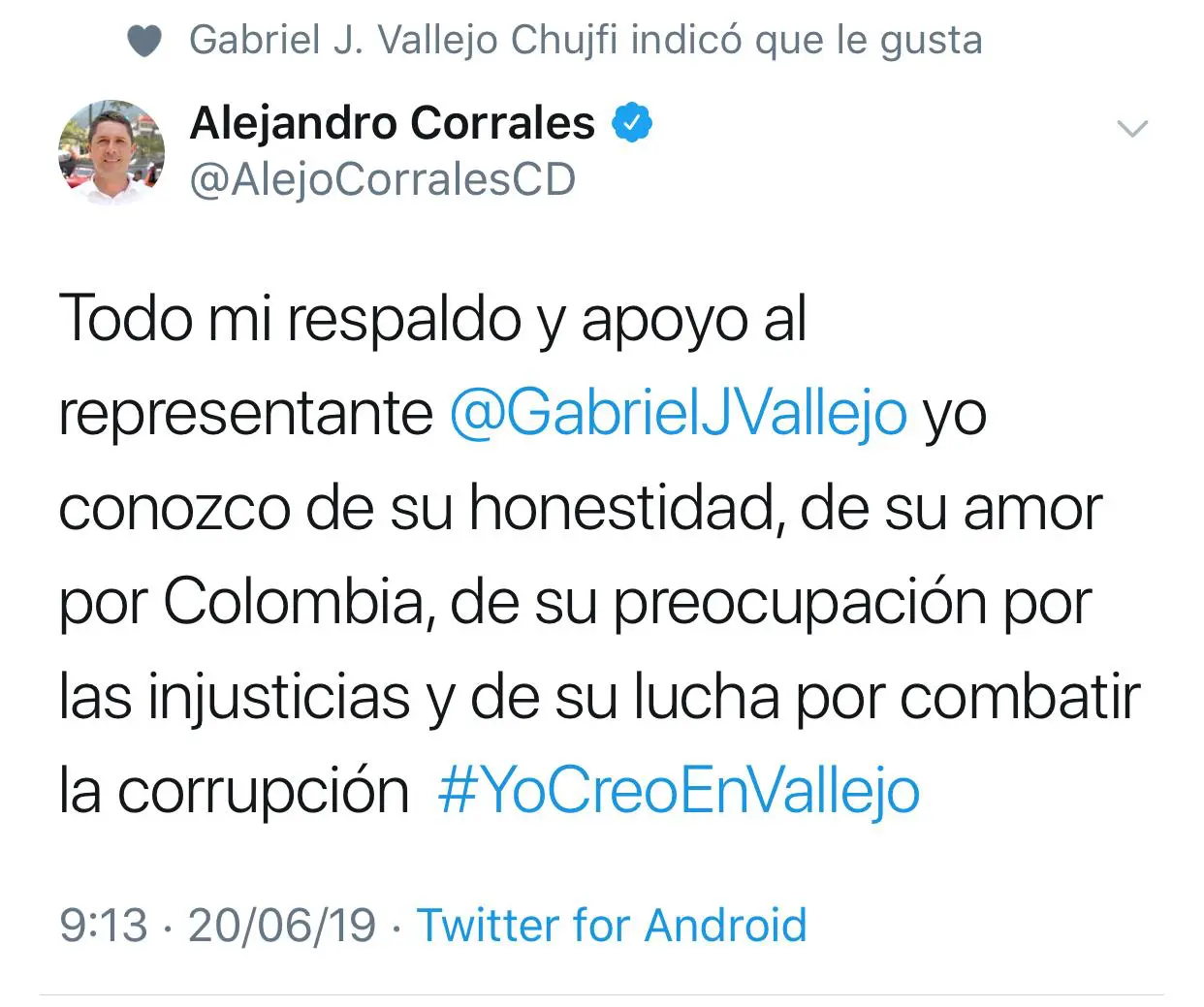 verguenza risaraldense vallejo chujfi hunde proyecto de ley anticorrupcion image