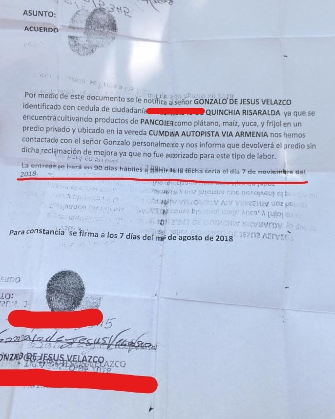 estos son los contratos que los invasores de predios hacen a sus arrendatarios image 1