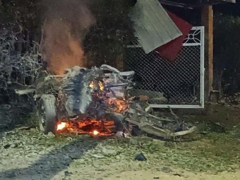 Carro bomba en miranda, Cauca, dejó cuatro personas heridas