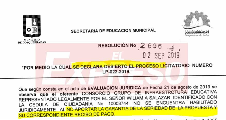 alcalde luis eduardo ortiz que paso con la licitacion por 6 072 millones para la infraestructura educativa de dosquebradas alcalde luis eduardo ortiz que paso con la licitacion por 6 072 millones para