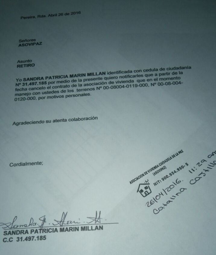 en asovipaz no hay casas pero si hay cruce de denuncias en asovipaz no hay casas pero si hay cruce de denuncias image 1