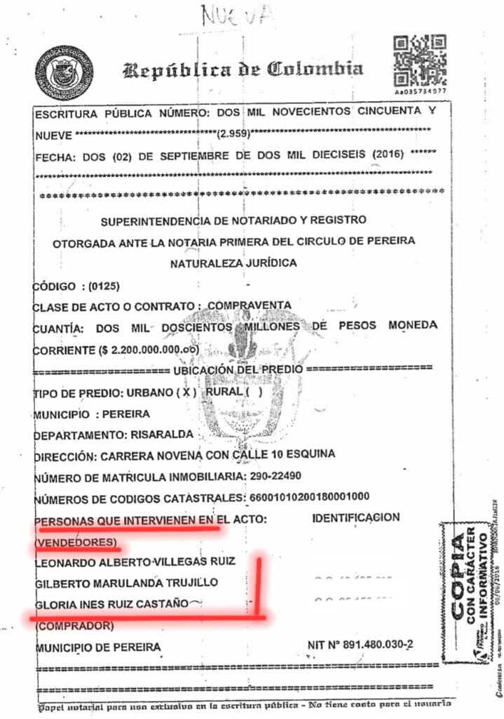 fiscalia adelanta indagacion sobre lote de 650 millones que gallo compro en 2 200 millones screenshot 20240524 094506 samsung notes