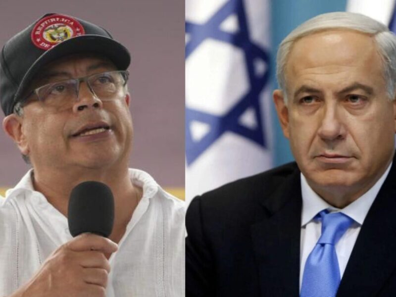 Encontrón entre el presidente Gustavo Petro y el primer ministro israelí, Benjamin Netanyahu