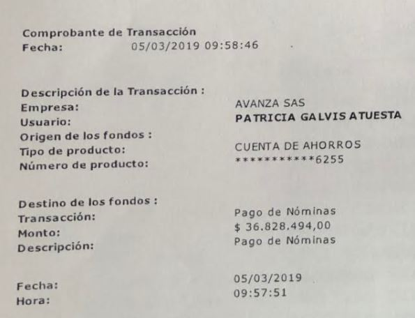 avanza pago la nomina de empleados del san jorge y no tiene relacion con mision plus image