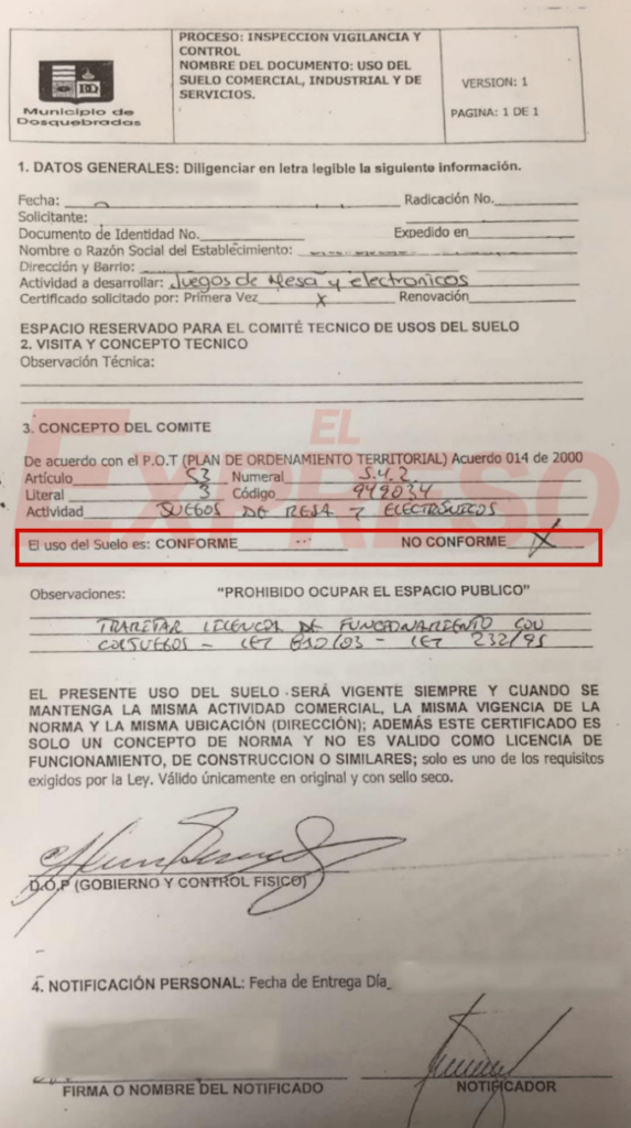 secretario de gobierno carlos javier lopez y el cartel de los casinos en dosquebradas image 1