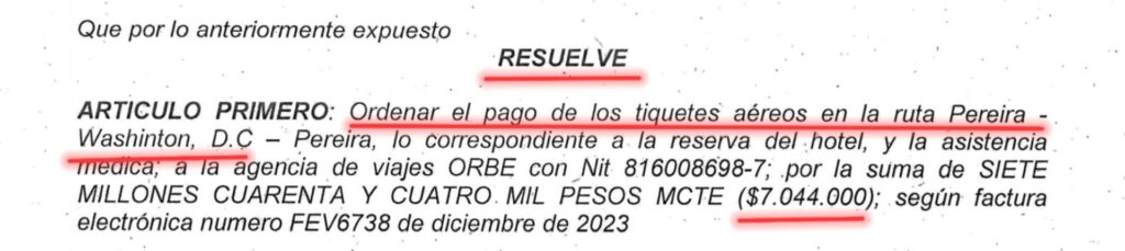 14 millones nos costo el paseo a washington del diputado carlos gil y que el mismo se autorizo screenshot 20240725 102847 samsung notes