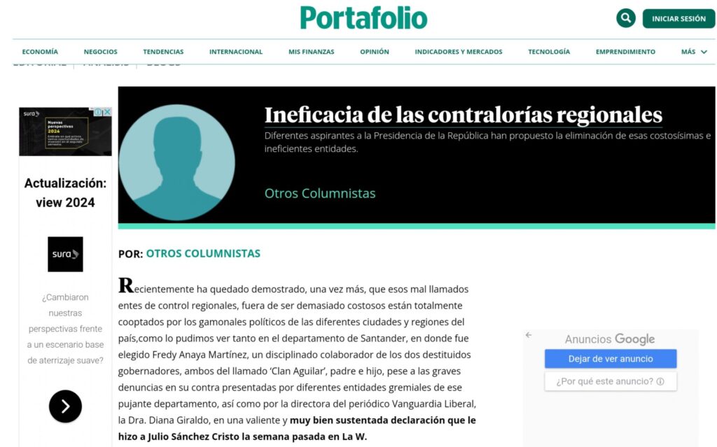 contralorias para taparle las gracias a politicos locales screenshot 20240724 144640 chrome