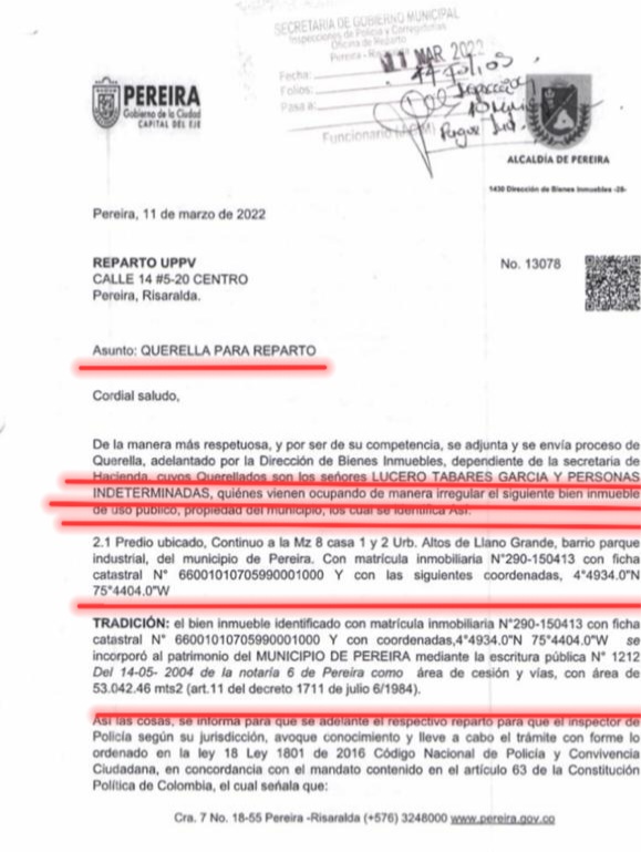 pereira tiene bienes de miles de millones en manos de invasores y los inspectores no se mueven whatsapp image 2024 07 31 at 11.35.26 am