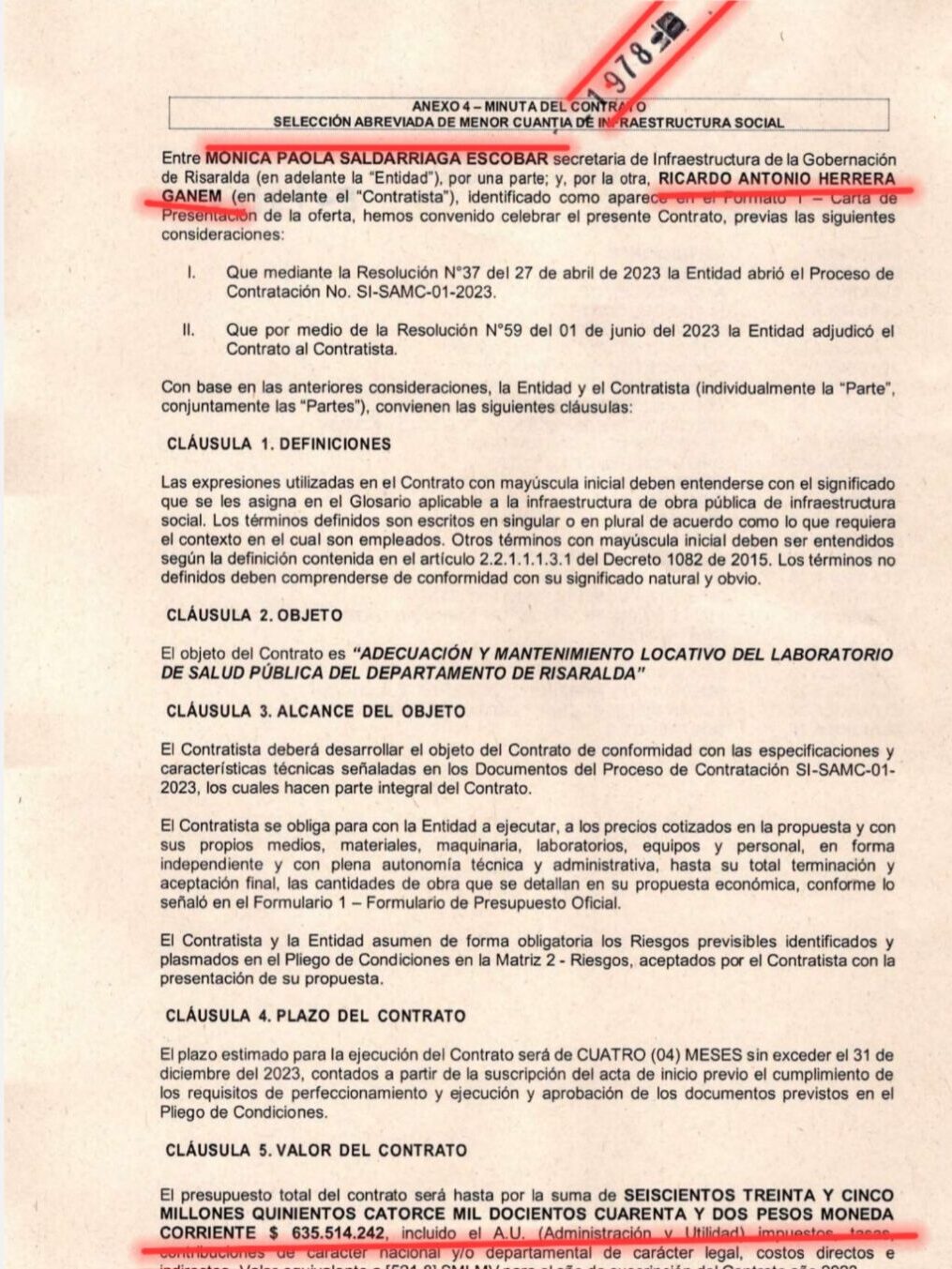 la contraloria destapa contratos que denunciamos del exgobernador tamayo con material pagado y desaparecido y obras sin planos ni licencias pt 2 screenshot 20240818 125513 samsung notes edited