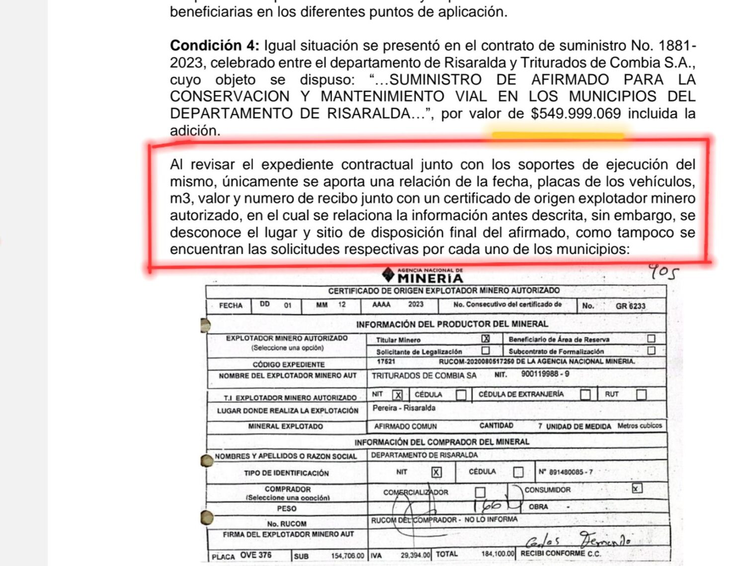 lo denunciamos y la contraloria detecto hallazgos en contratos por 68 mil millones del exgobernador tamayo pt 1 screenshot 20240818 095636 samsung notes edited