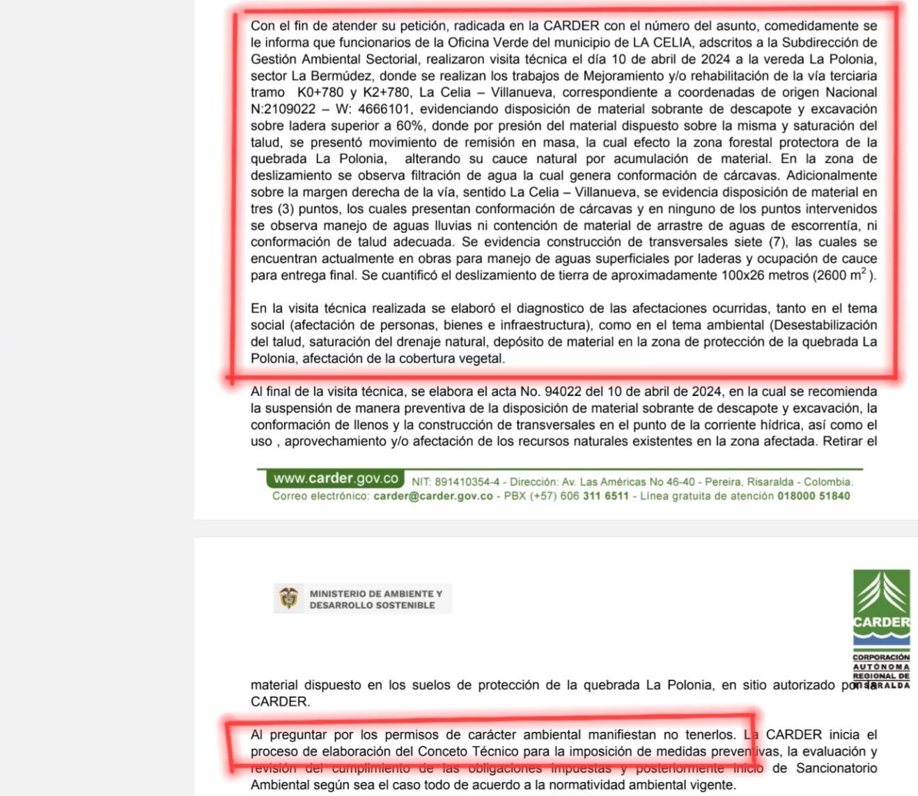 ingeniero adrian camilo expliquenos el derrumbe de esta ladera y el cobro de 1 081 millones con certificado dudoso screenshot 20240927 165251 samsung notes e1727735695264