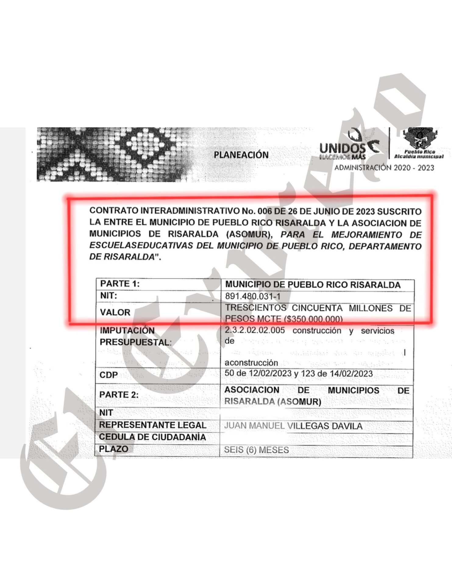 mas de 5 000 millones contratados con asomur donde el congresista anibal hoyos y 8 exalcaldes estan en la junta directiva mas de 5 000 millones contratados con asomur donde el congresista anibal hoyos 7