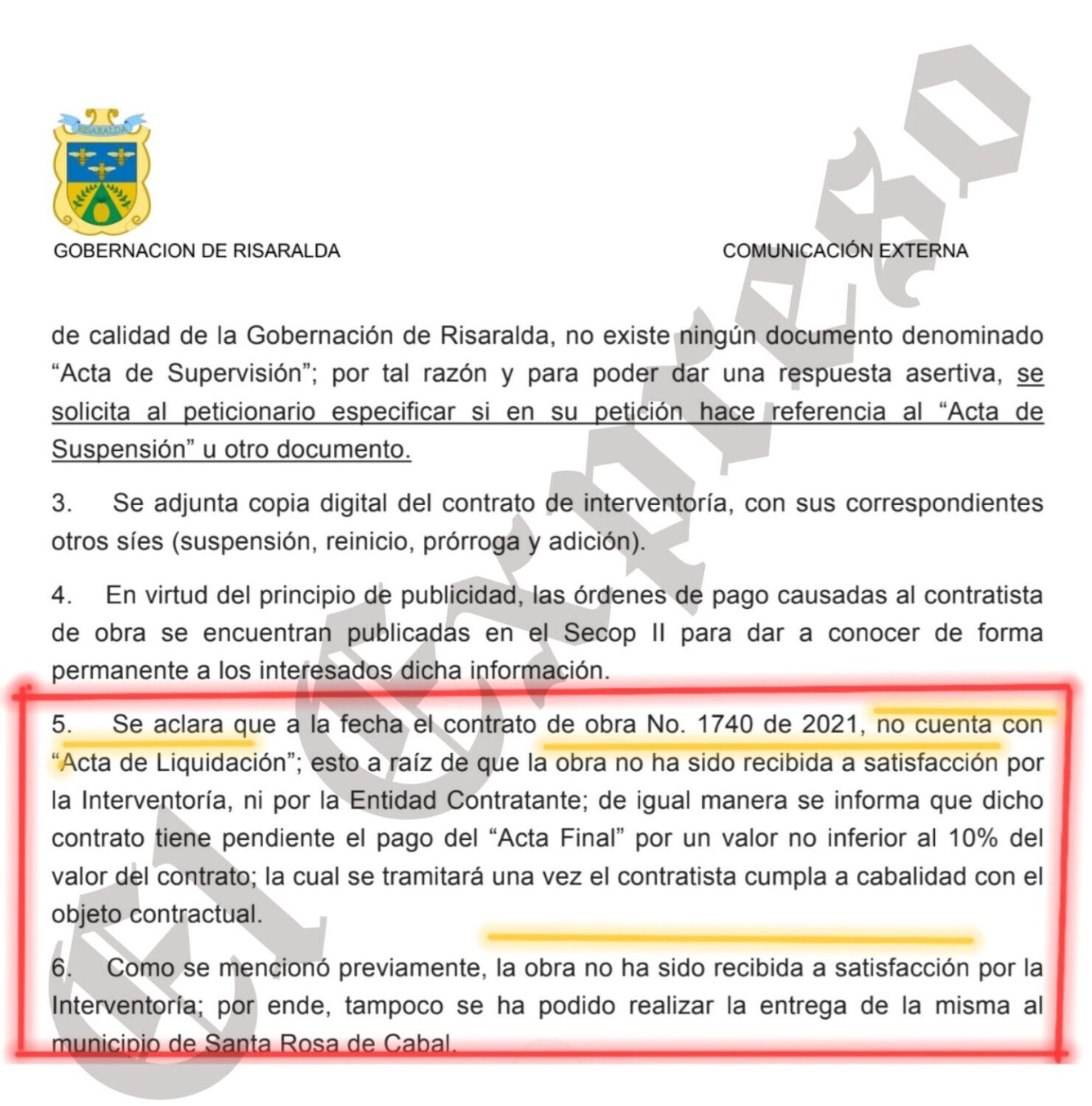 teatro de santa rosa de cabal una obra de 12 000 millones que el exgobernador tamayo inauguro sin estar terminada y la contraloria un espectador mas teatro de santa rosa de cabal una obra de 12 000 mi e1728338661848