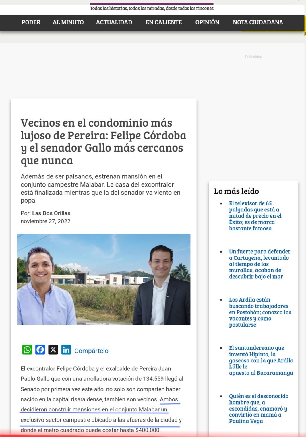 ¿Por que Juan Pablo Gallo no hace pública su declaración juramentada de bienes y rentas? 8 por que juan pablo gallo no hace publica su declaracion juramentada de bienes y rentas screenshot 20250226 115207 chrome e1740694610401