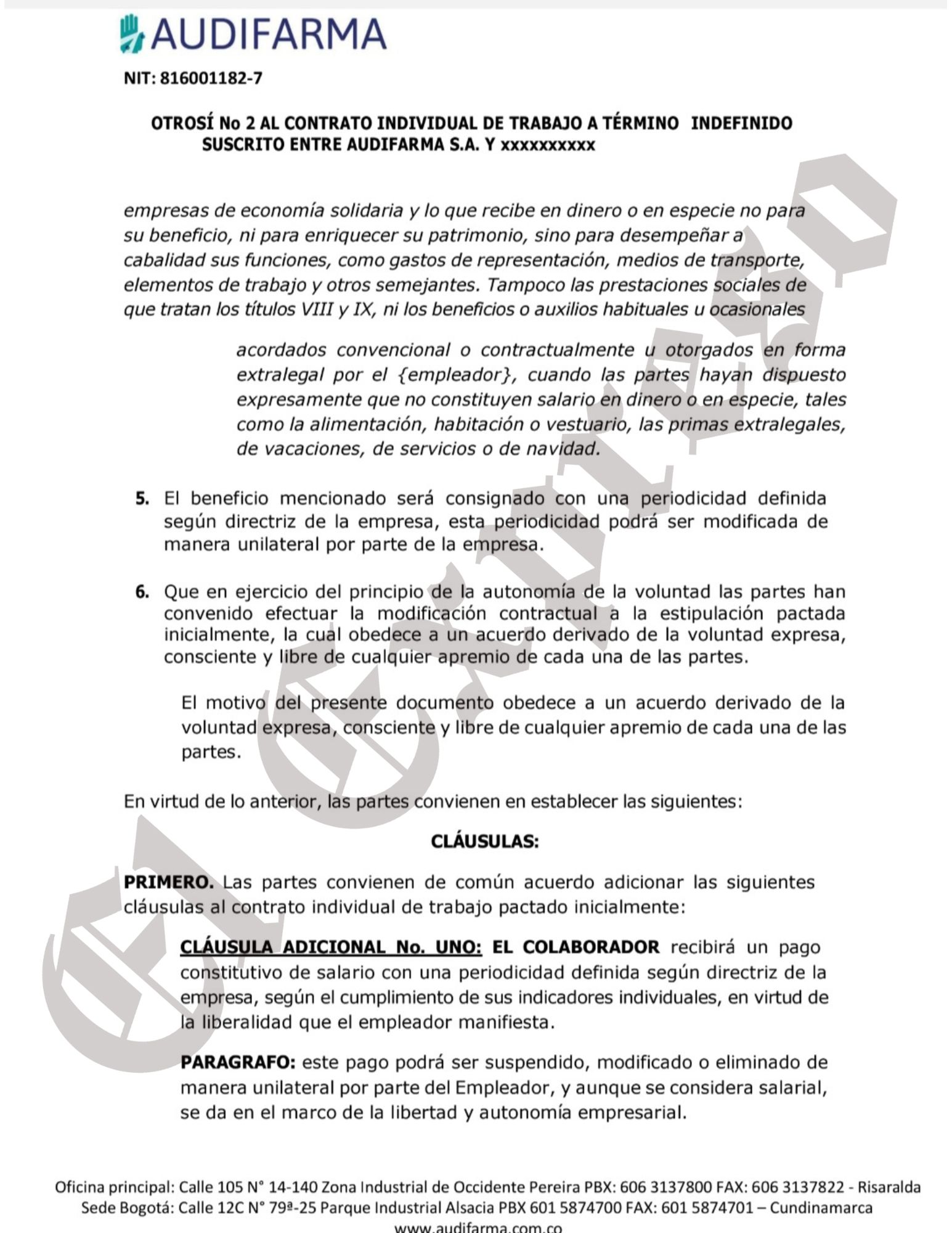 Los archivos X de Audifarma IV: Inversiones en Perú ¿Y tercerización laboral? 8 los archivos x de audifarma iv inversiones en peru y tercerizacion laboral marca de agua 12