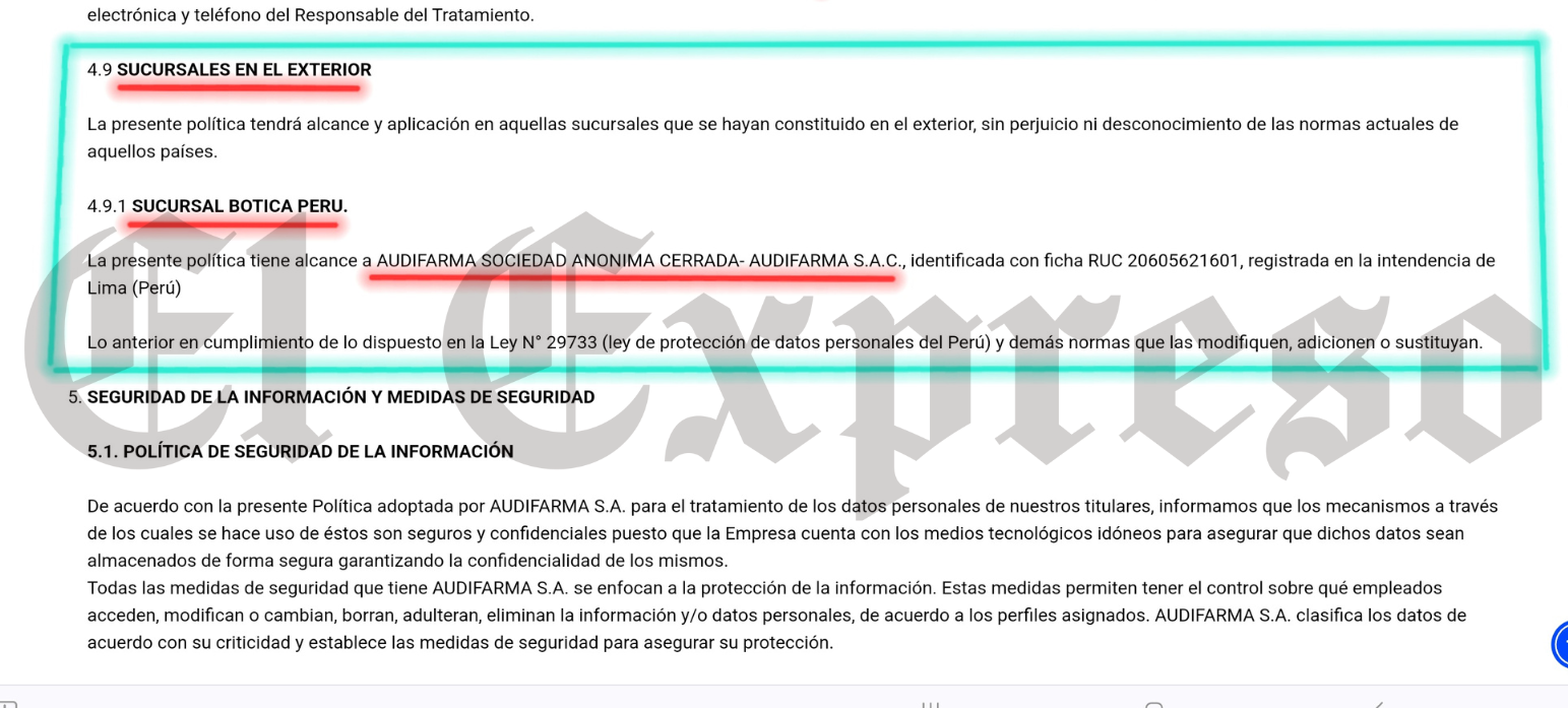 Los archivos X de Audifarma IV: Inversiones en Perú ¿Y tercerización laboral? 5 los archivos x de audifarma iv inversiones en peru y tercerizacion laboral marca de agua 2025 04 30t103209.912 e1746027174850