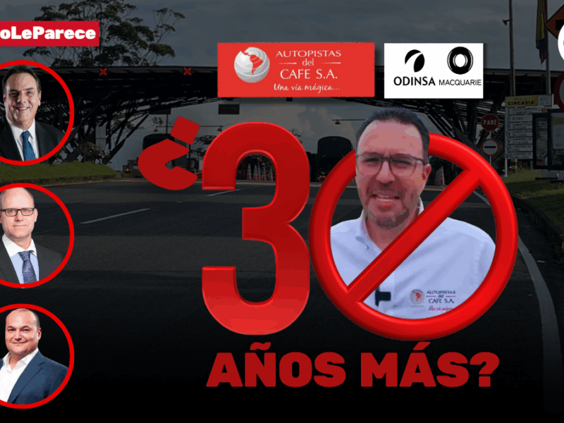 No hay salario que rinda pagando tanto peaje a Autopistas del Café, pero Mauricio Vega quiere 30 años más