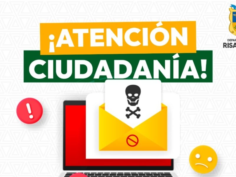 La Gobernación de Risaralda alerta a la ciudadanía sobre estafas electrónicas usando su nombre y logos oficiales