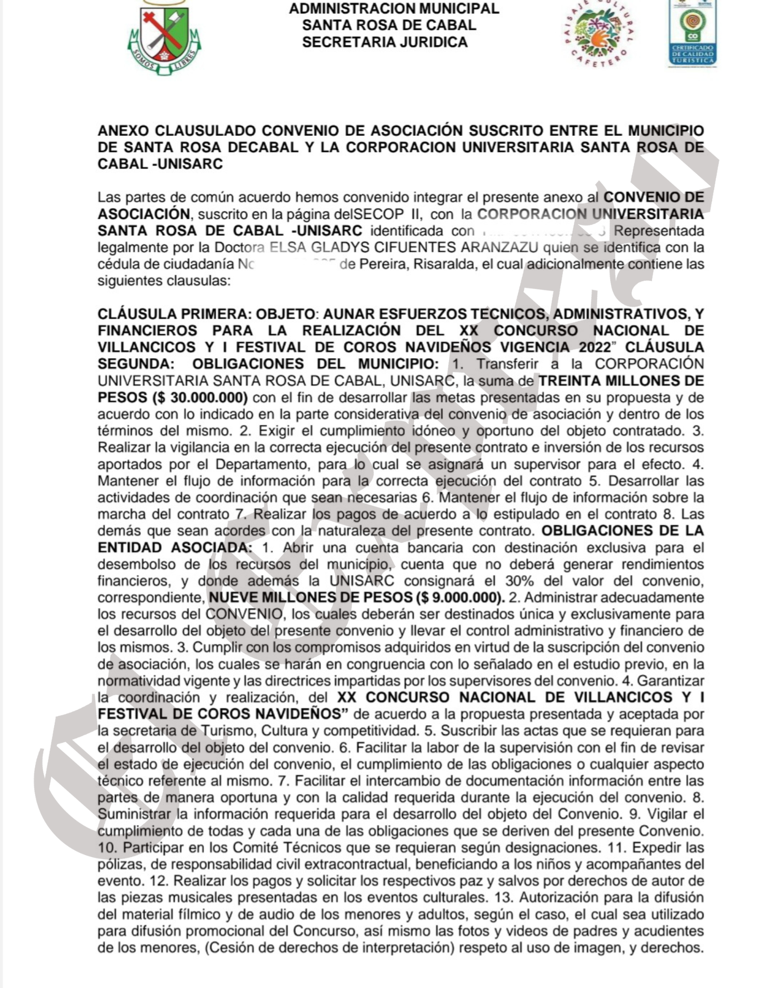 $4.142 millones en contratos de UNISARC y Víctor Manuel Tamayo que Contraloría y Fiscalía deben investigar 8 4 142 millones en contratos de unisarc y victor manuel tamayo que contraloria y fiscalia deben investigar marca de agua 11