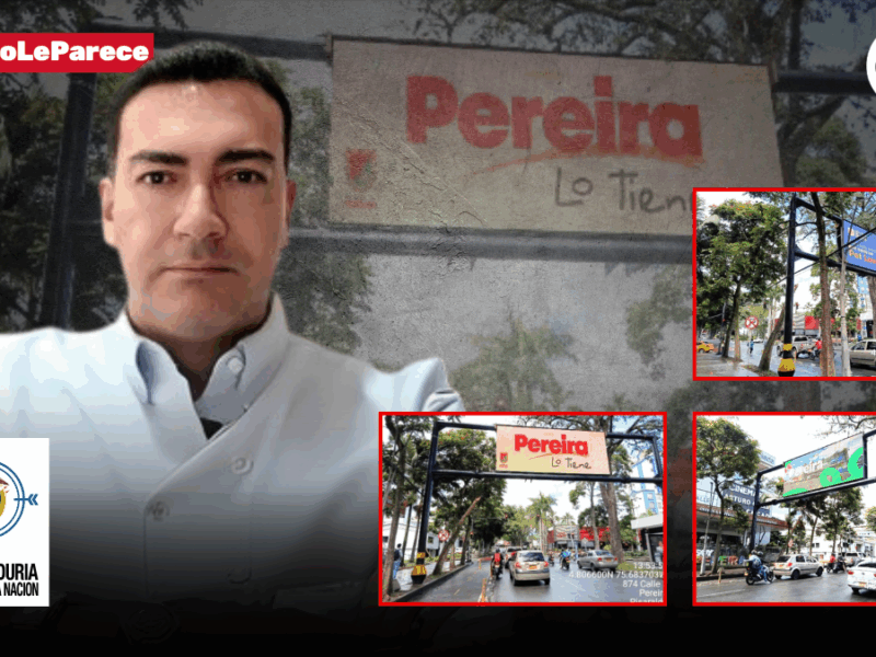 El alcalde de Pereira recupera espacio público mientras Julián Buitrago permite invasión de pantallas sin permisos