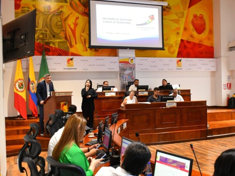 Modernización, cultura ciudadana y seguridad vial, ejes de la gestión que el Instituto de Movilidad de Pereira presentó en el Concejo