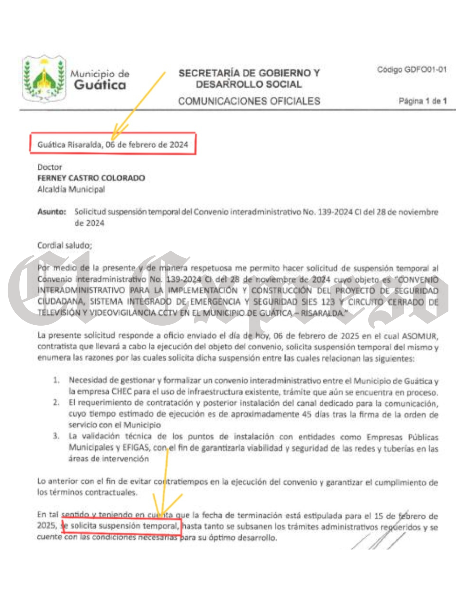 ¿Negligencia o corrupción? Alcalde de Guática firma contrato de $318 millones con ASOMUR, para cámaras que no han instalado 5 negligencia o corrupcion alcalde de guatica firma contrato de 318 millones con asomur para camaras que no han instalado marca de agua 52