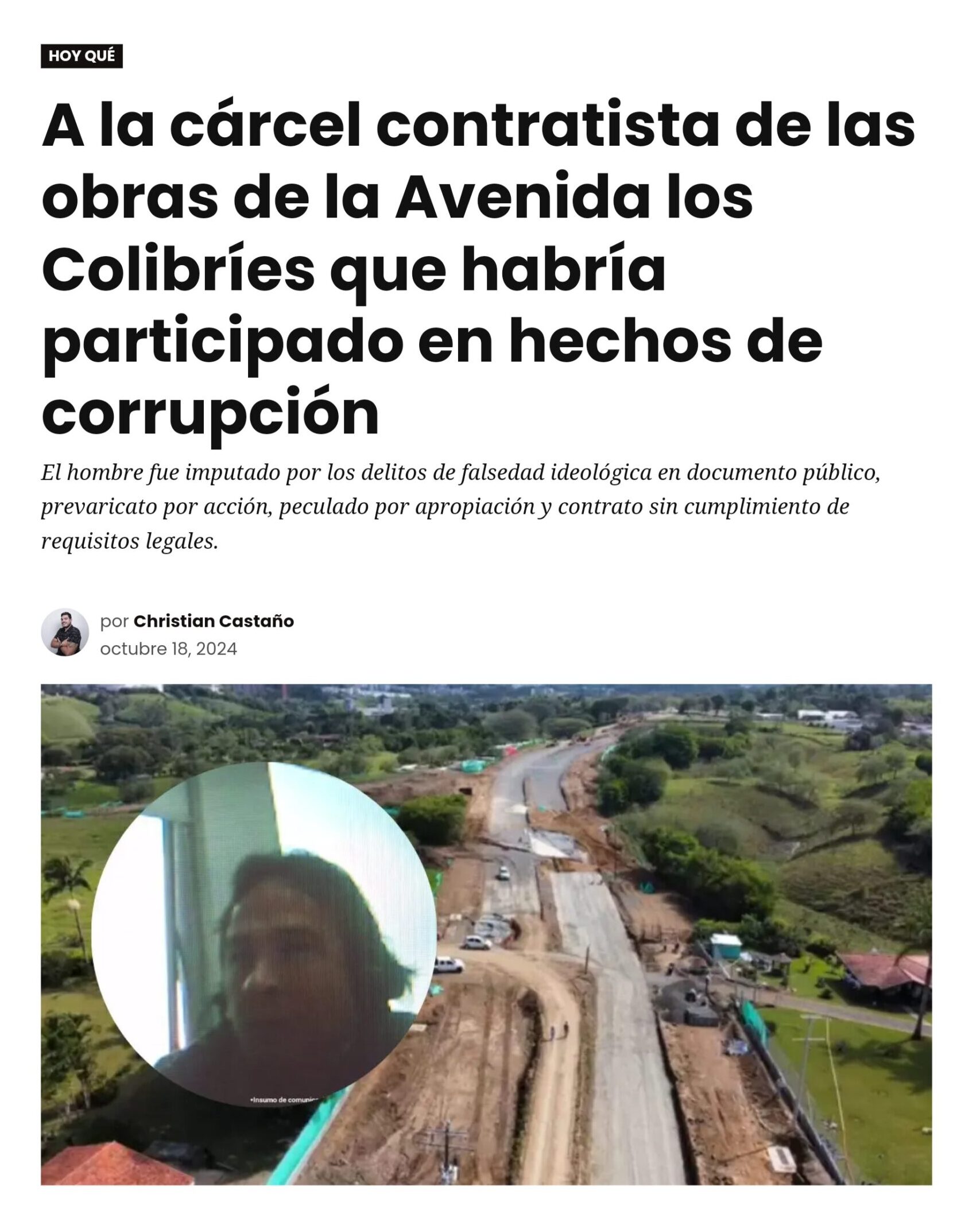 Contratista de los Colibríes salió en libertad, pero la pregunta es ¿Por qué la Alcaldía le adjudicó este contrato si tenía graves antecedentes de incumplimientos? 6 contratista de los colibries salio en libertad pero la pregunta es por que la alcaldia le adjudico este contrato si tenia graves antecedentes de incumplimientos screenshot 20250706 080212 chrome 1 scaled e1752186466743