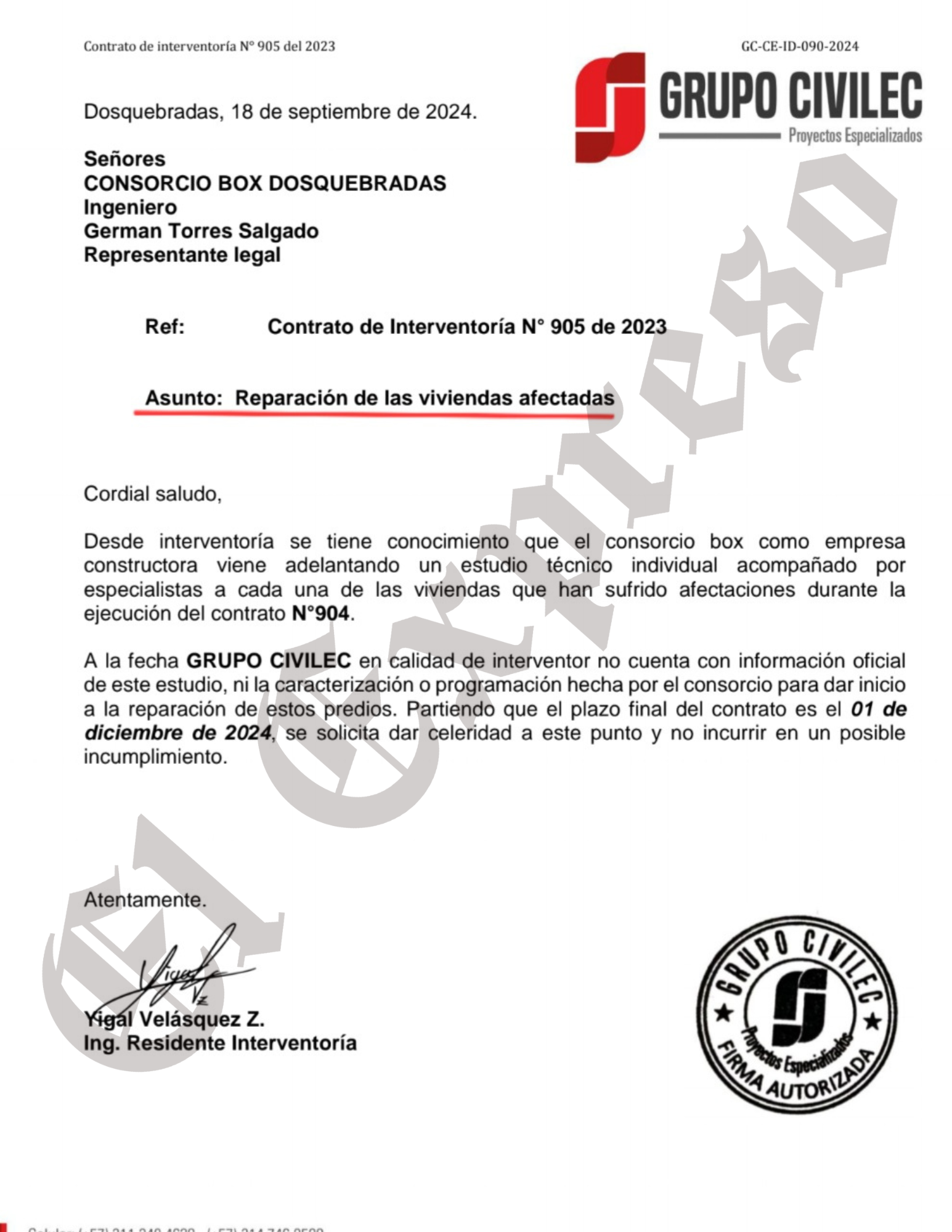 Contratista irresponsable: Box Dosquebradas ignora cláusula y deja propietarios en la calle 5 contratista irresponsable box dosquebradas ignora clausula y deja propietarios en la calle marca de agua 13