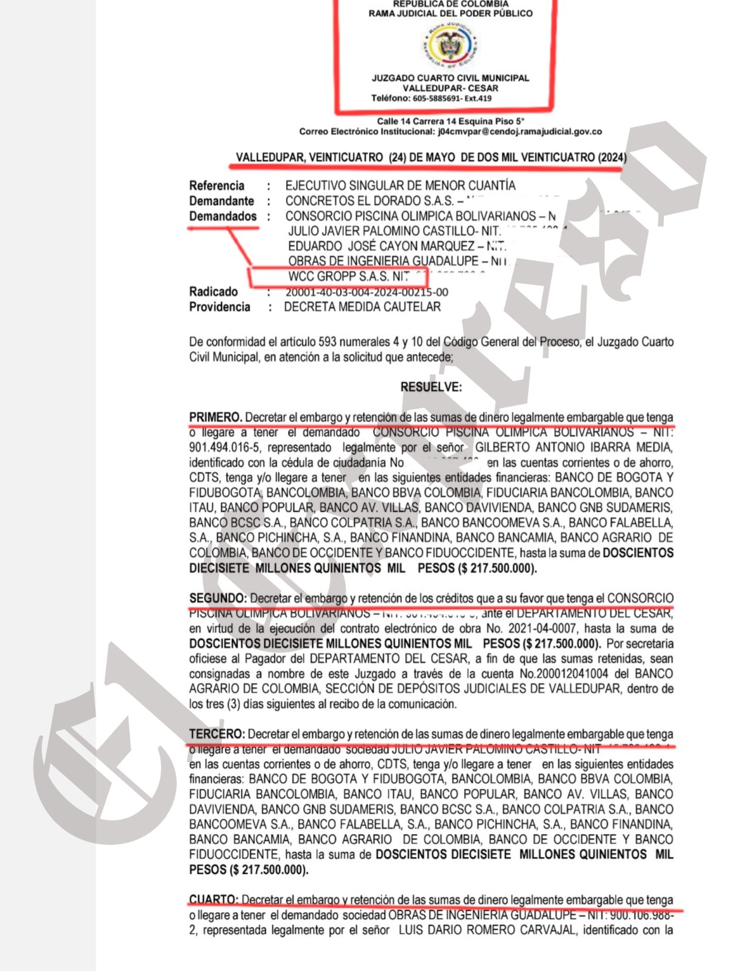 Escándalo en Pereira: Carlos Maya contrató para las Piscinas Olímpicas, empresas investigadas, embargadas que no cumplen 13 escandalo en pereira carlos maya contrato para las piscinas olimpicas empresas investigadas embargadas que no cumplen marca de agua 17
