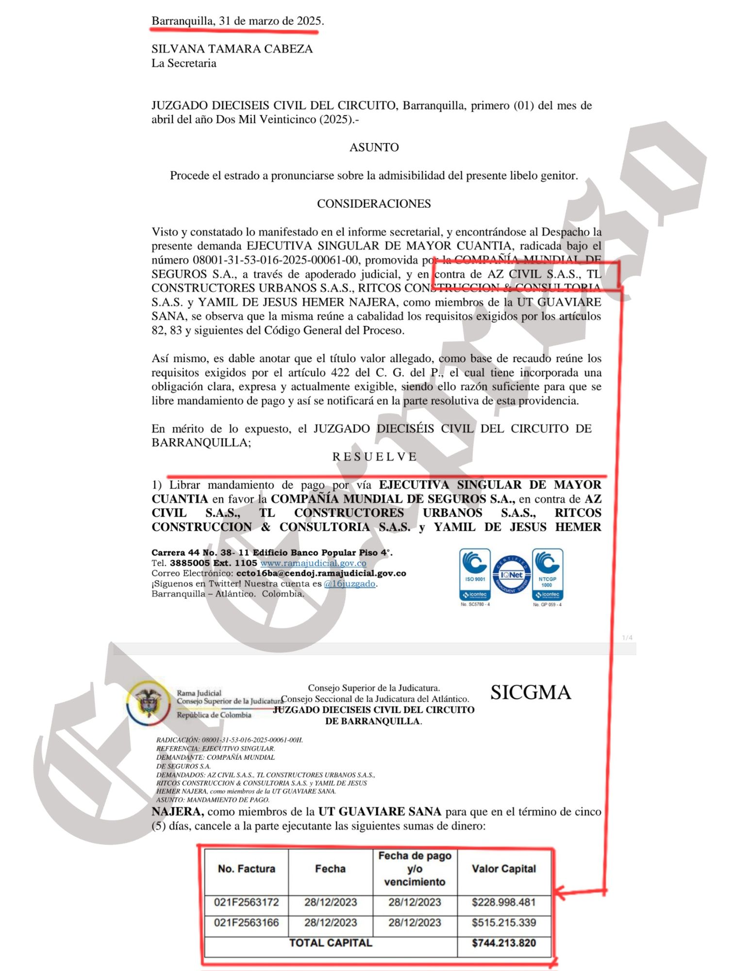 Escándalo en Pereira: Carlos Maya contrató para las Piscinas Olímpicas, empresas investigadas, embargadas que no cumplen 22 escandalo en pereira carlos maya contrato para las piscinas olimpicas empresas investigadas embargadas que no cumplen marca de agua 24
