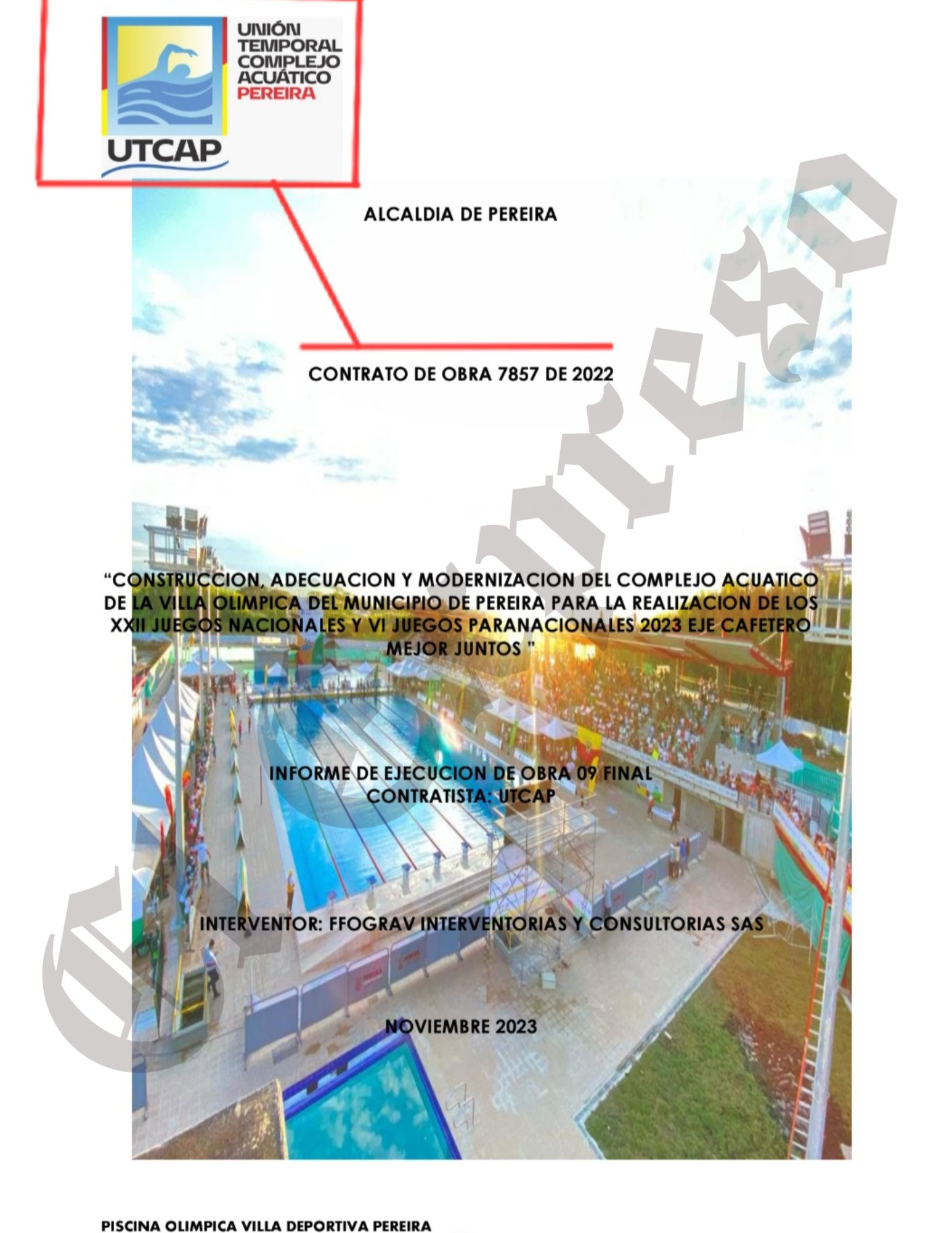 Escándalo en Pereira: Carlos Maya contrató para las Piscinas Olímpicas, empresas investigadas, embargadas que no cumplen 2 escandalo en pereira carlos maya contrato para las piscinas olimpicas empresas investigadas embargadas que no cumplen marca de agua 8