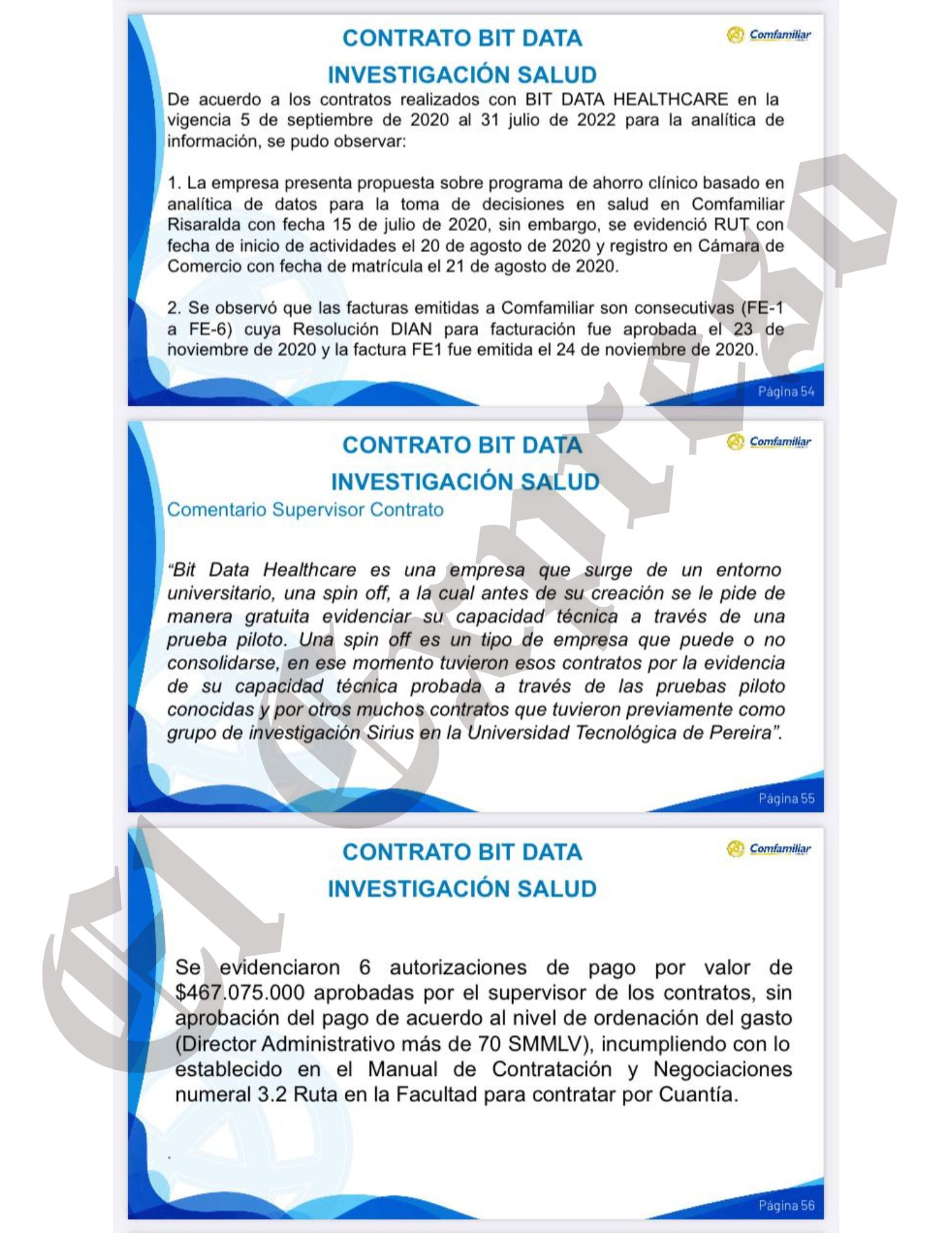 Escandalosos contratos de Comfamiliar por miles de millones sin autorización del Consejo Directivo 9 escandalosos contratos de comfamiliar por miles de millones sin autorizacion del consejo directivo marca de agua 39