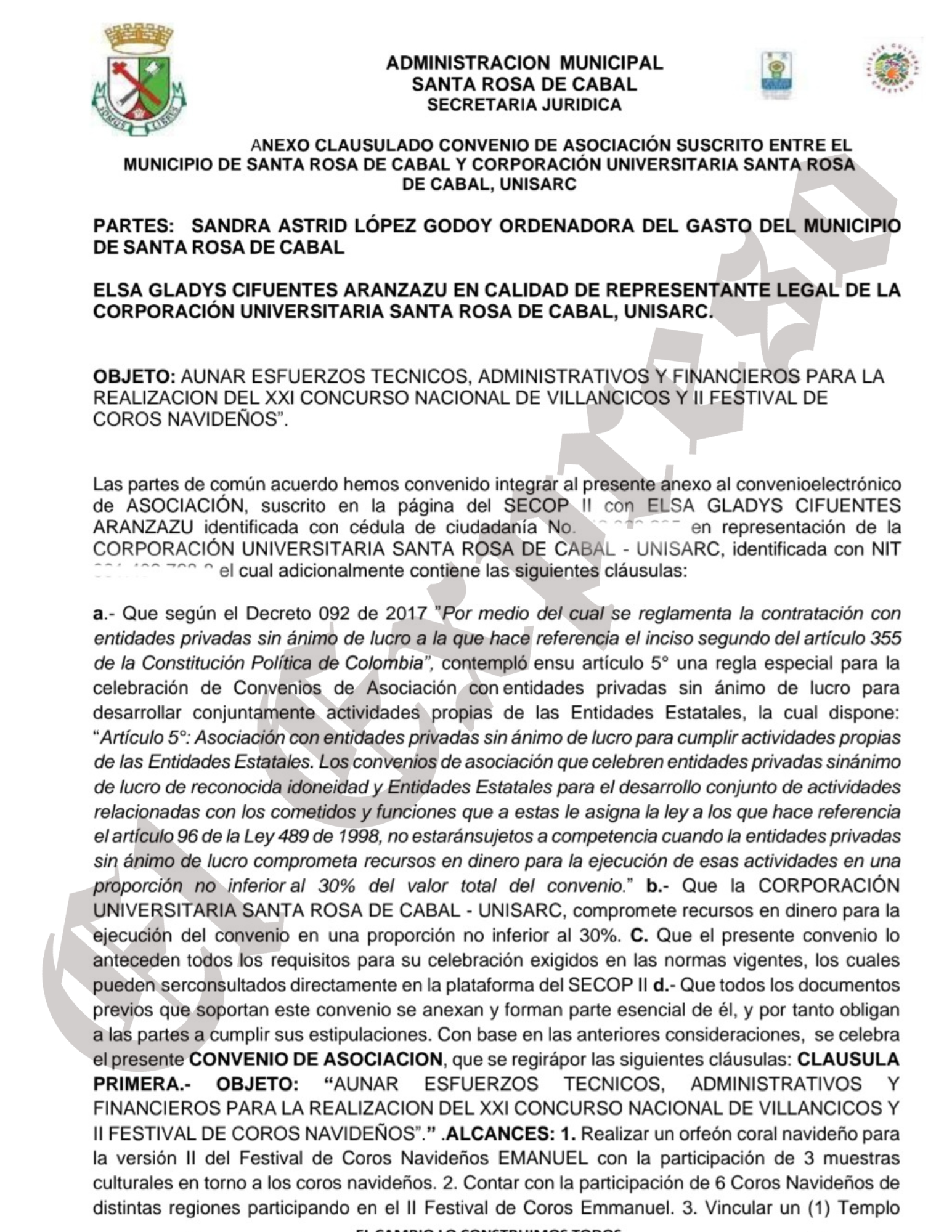 Fiscalía investiga los $4.142 millones en contratos de Víctor Tamayo con UNISARC 9 fiscalia investiga los 4 142 millones en contratos de victor tamayo con unisarc marca de agua 60