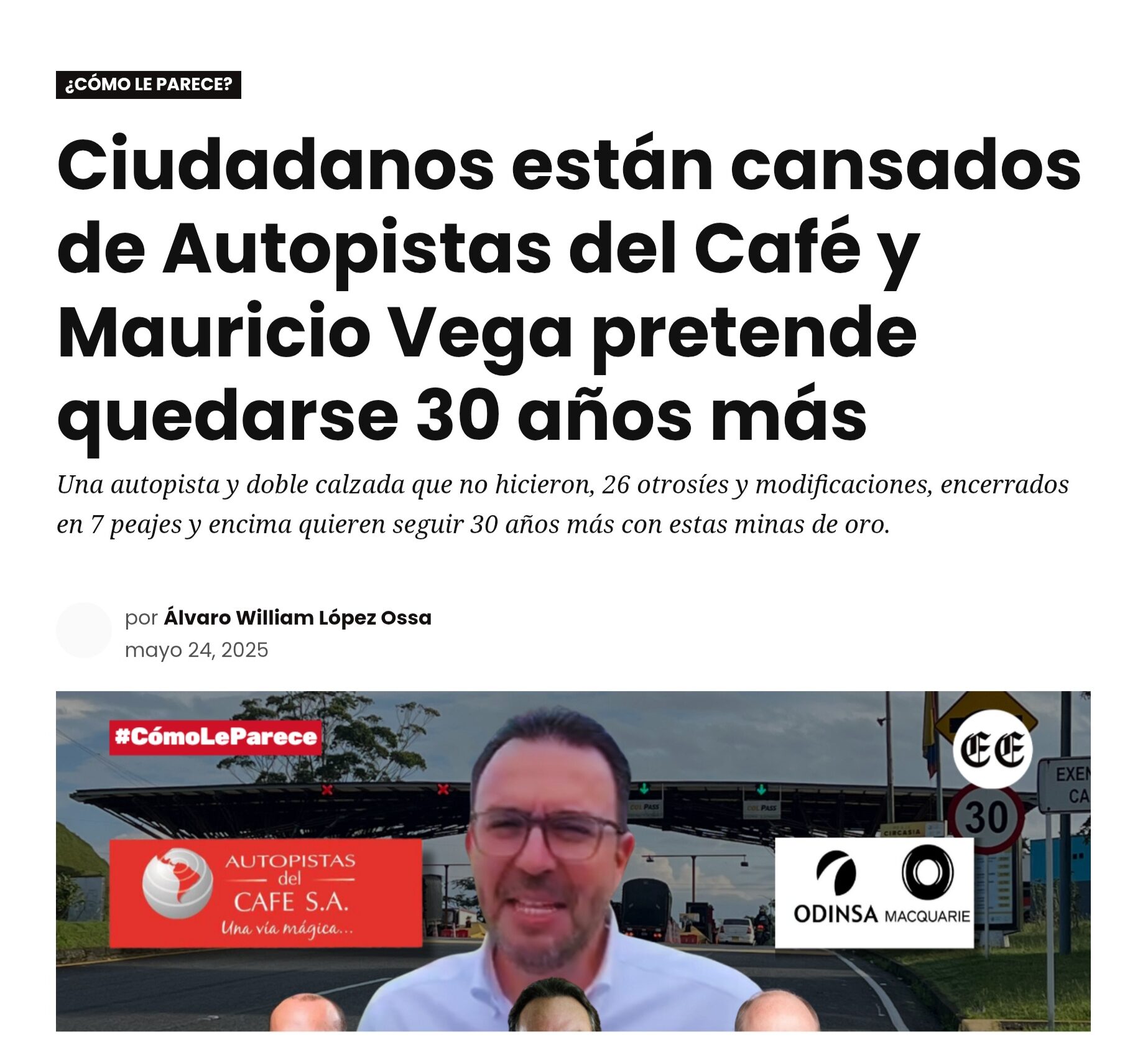 "...Hospital de Salento con la plata de los impuestos de Autopistas del Café", dice Mauricio Vega ¿Usted le cree? 3 hospital de salento con la plata de los impuestos de autopistas del cafe dice mauricio vega usted le cree 1000026036 e1752792477166