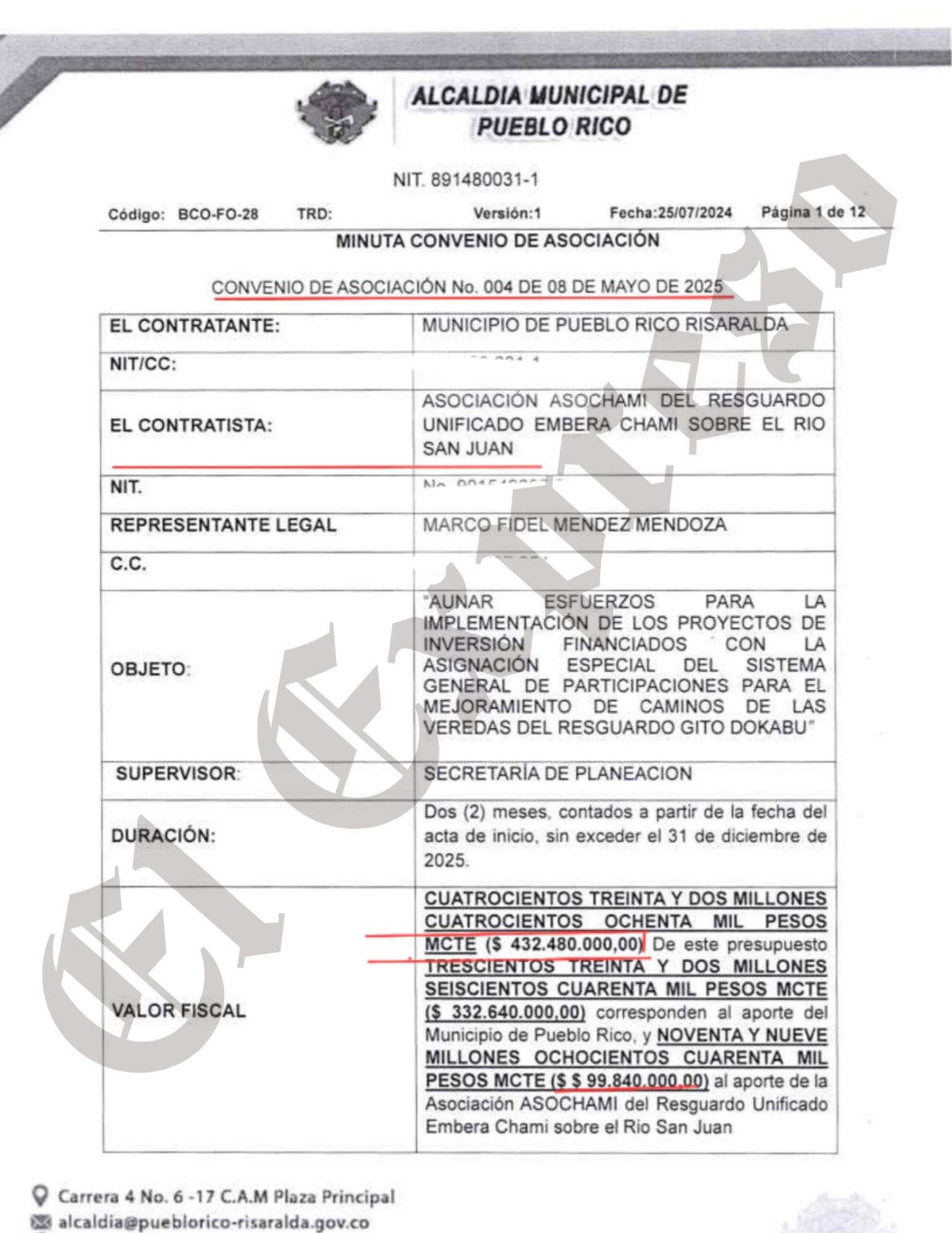 Primos Siagama en Pueblo Rico y los contratos millonarios: Asociación factura $4.107 millones con Martín y $88 millones con Leonardo 12 primos siagama en pueblo rico y los contratos millonarios asociacion factura 4 107 millones con martin y 88 millones con leonardo marca de agua 2