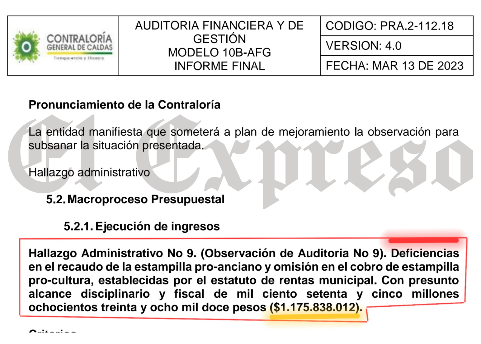 $1.765 millones de déficit en el Hospital San Marcos de Chinchina y encima no aparece contrato de $321 millones 2 1 765 millones de deficit en el hospital san marcos de chinchina y encima no aparece contrato de 321 millones marca de agua 20 e1756411989181